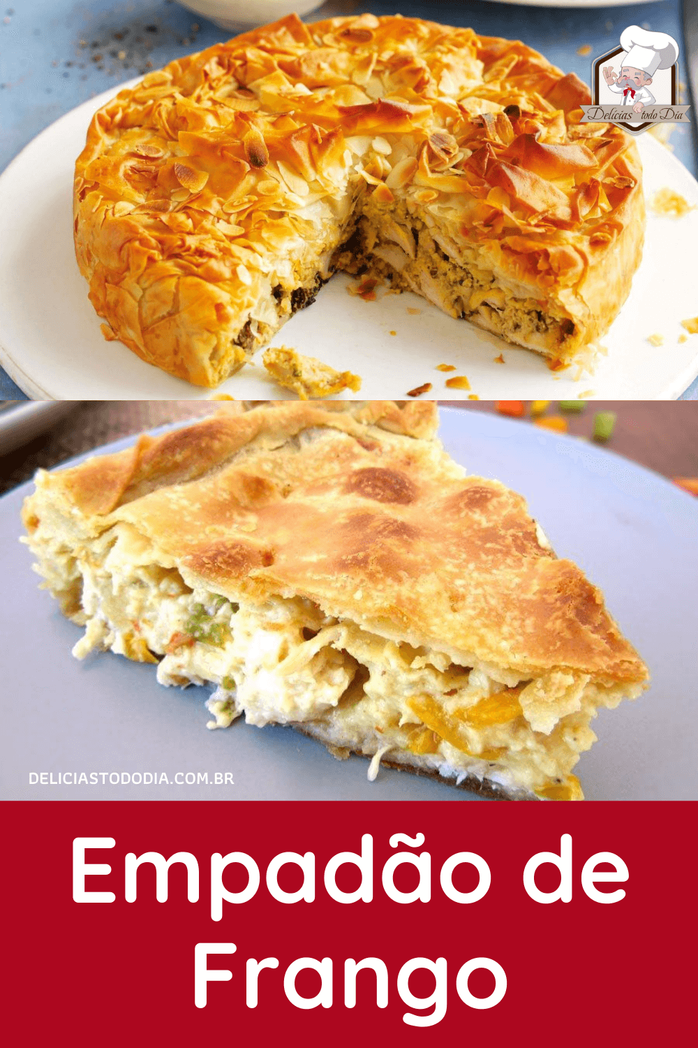 Empadão De Frango Simples Delícias Todo Dia