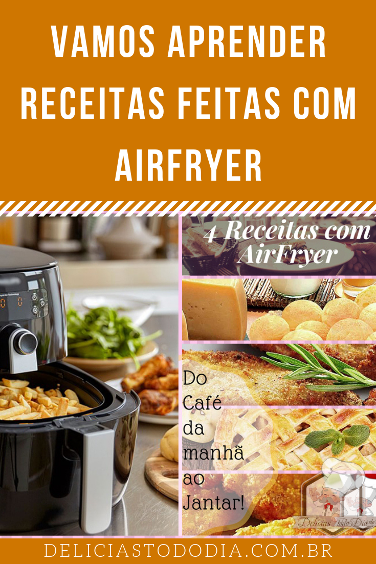 receitas feitas com AirFryer