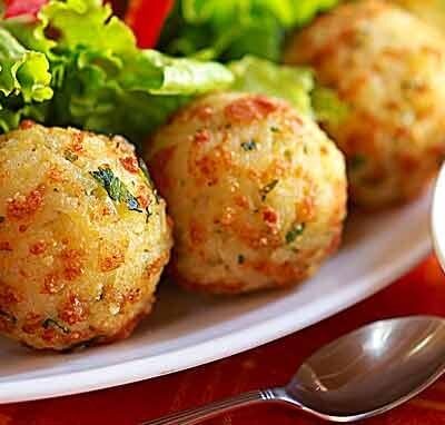 bolinho de arroz na airfryer