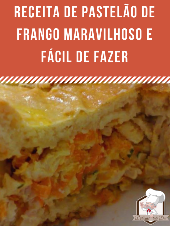 Receita de pastelão de frango