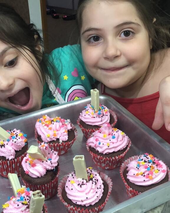 Cupcake da tia Dani e as meninas