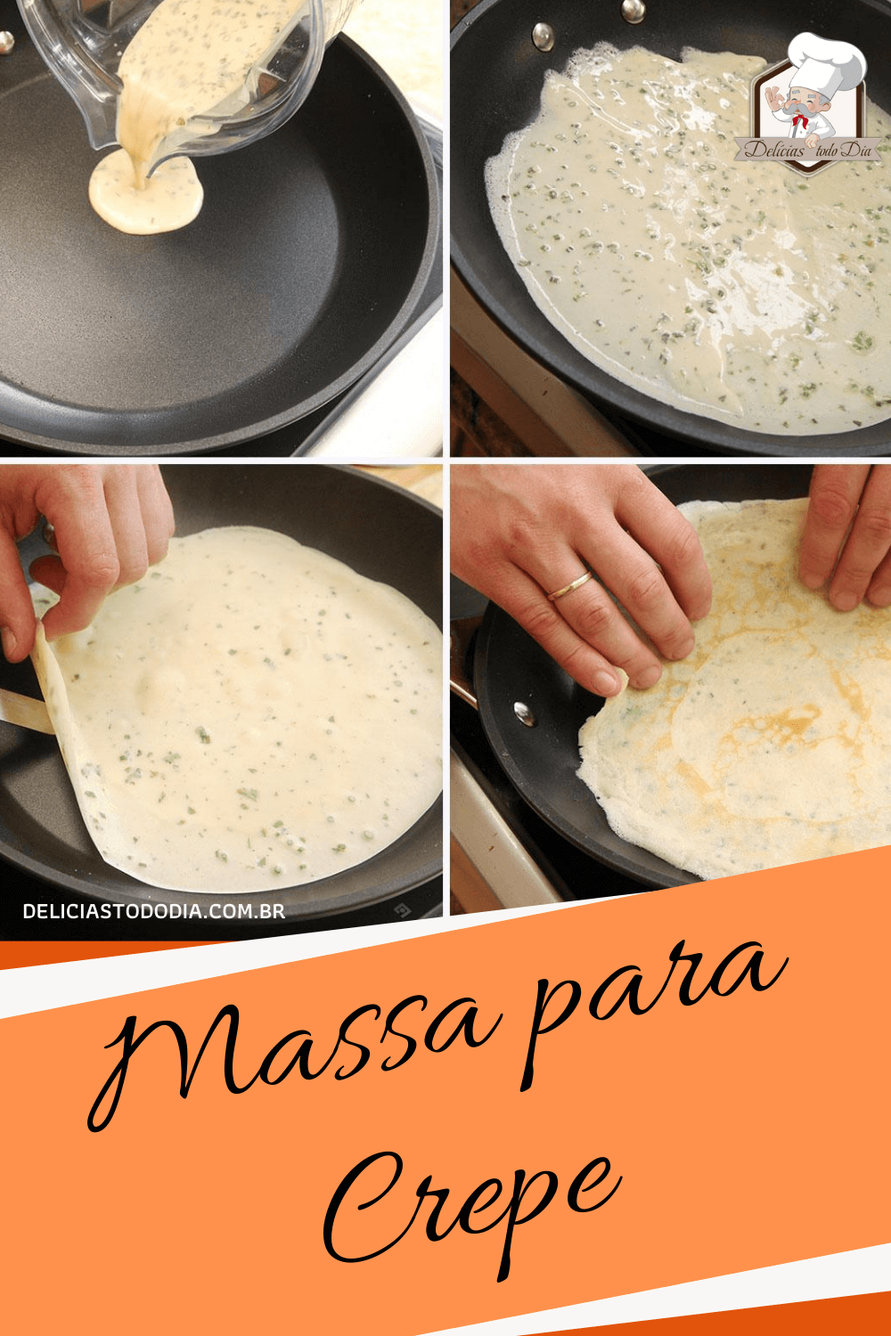 massa para crepe