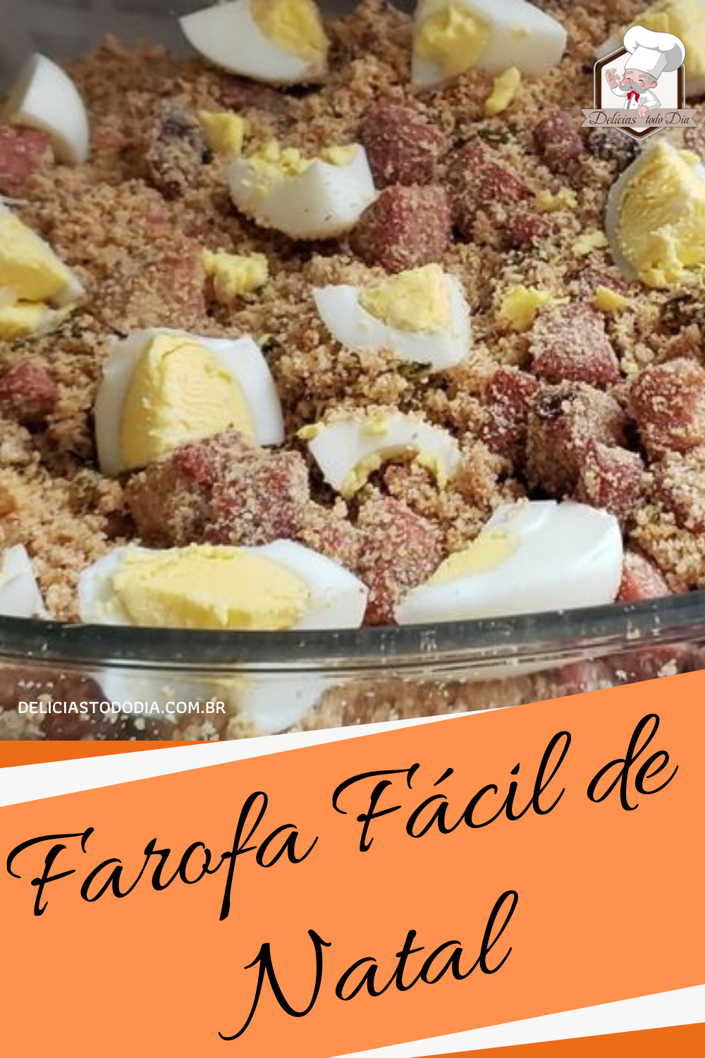 farofa fácil de natal