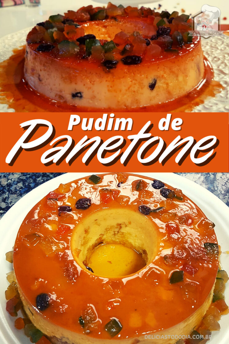 Pudim de panetone 1