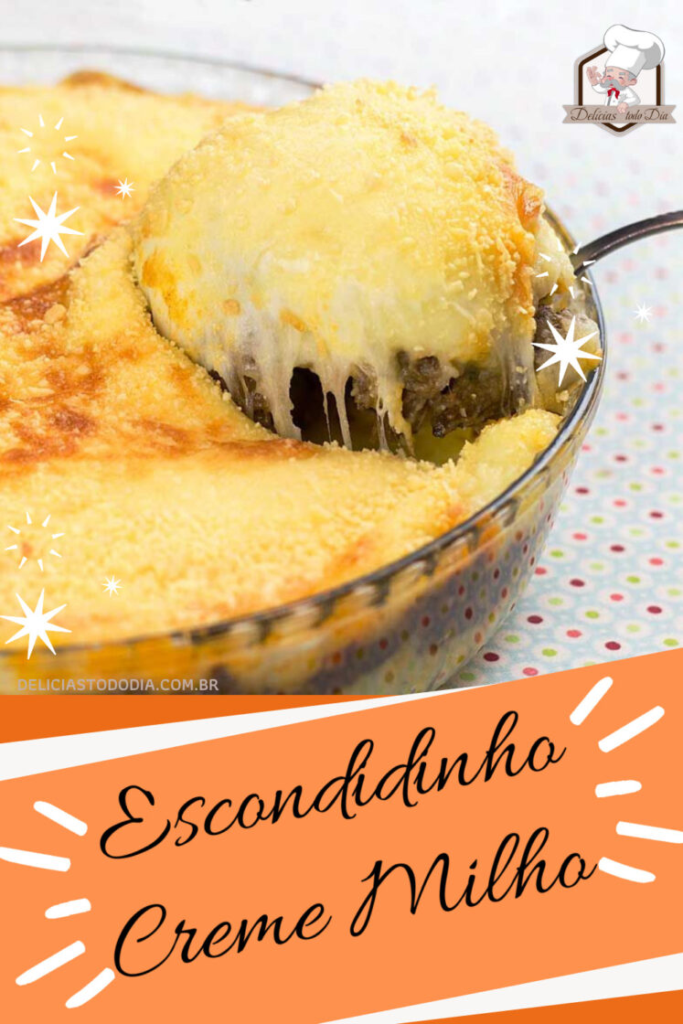 escondidinho de creme de milho