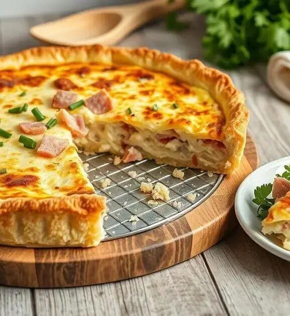 Quiche de Presunto e Queijo: Receita Fácil e Deliciosa