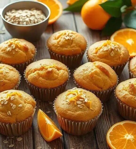 5 Passos Simples para Fazer Muffin de Laranja com Aveia