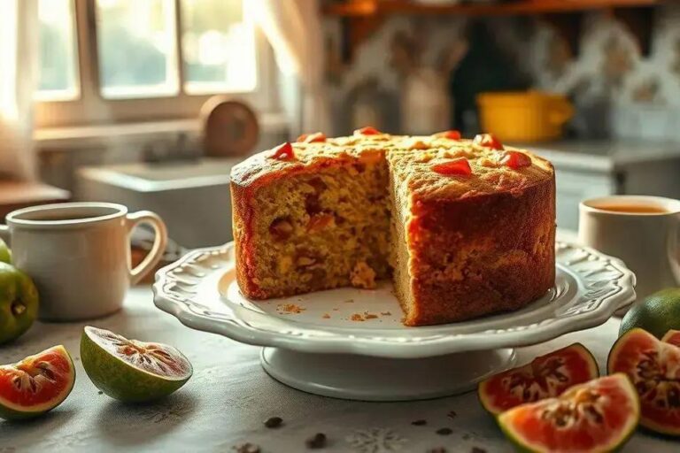 Bolo de Fubá com Goiabada: Receita Fofinha e Deliciosa